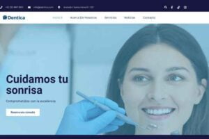 Sitio web para dentistas